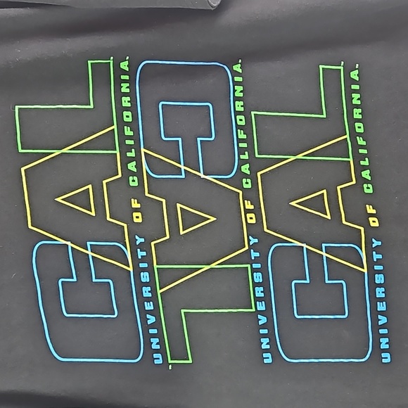 Champion | Men's Black Body Neon Colors for University of California Sz L - Picture 2 of 8